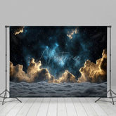Aperturee - Aperturee Cosmic Starry Sky Night Cloudy Photography Backdrop
